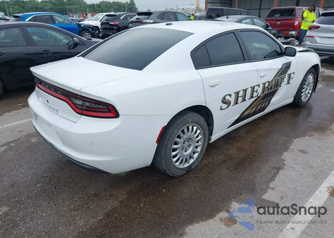 2020 Dodge Charger Police z USA, uszkodzony, nr VIN 2C3CDXKTXLH186930